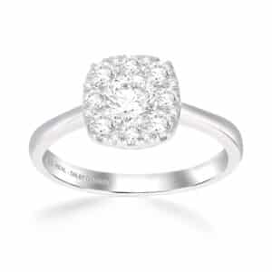 FOREVER™ Cushion Diamantring
